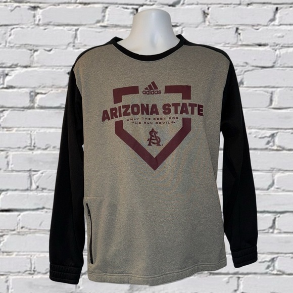 Adidas Arizona State University Sun Devils AEROREADY Long Sleeve Shirt – Size M - Picture 2 of 12